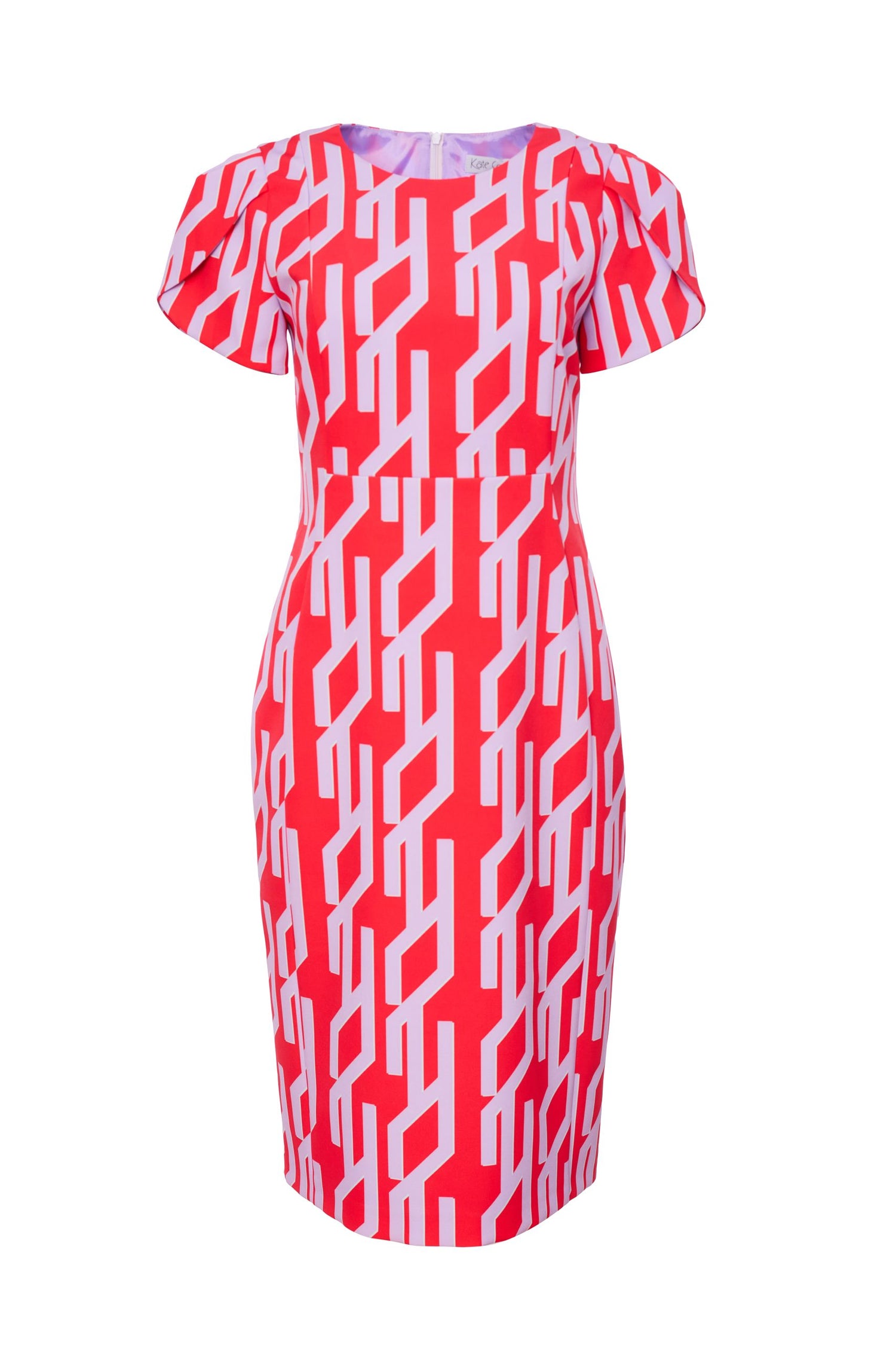 Kate Cooper Print Knee length dress with sleeve detail Kcs24137