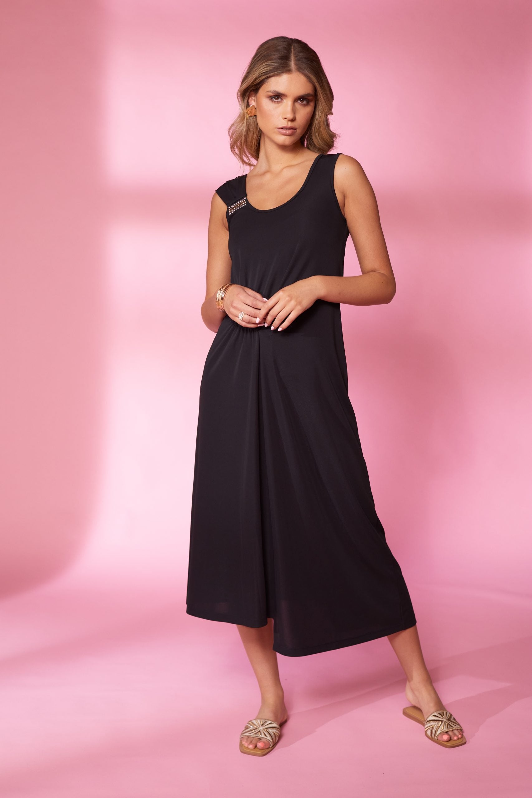 Kate Cooper Jersey dress with shoulder trimKcs24141