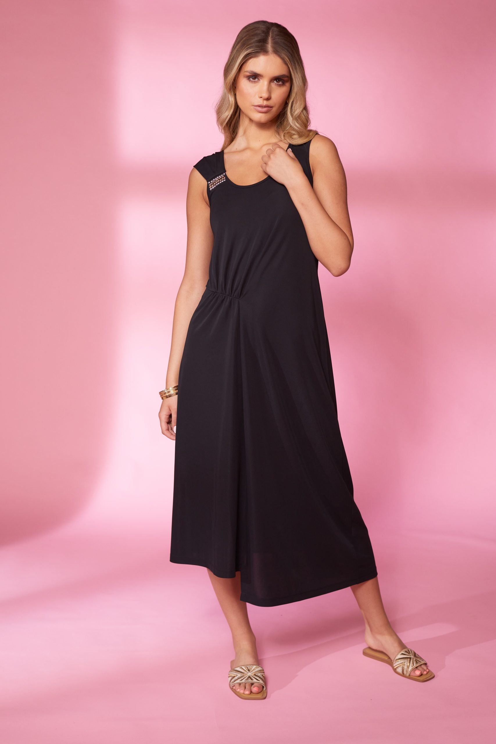 Kate Cooper Jersey dress with shoulder trimKcs24141