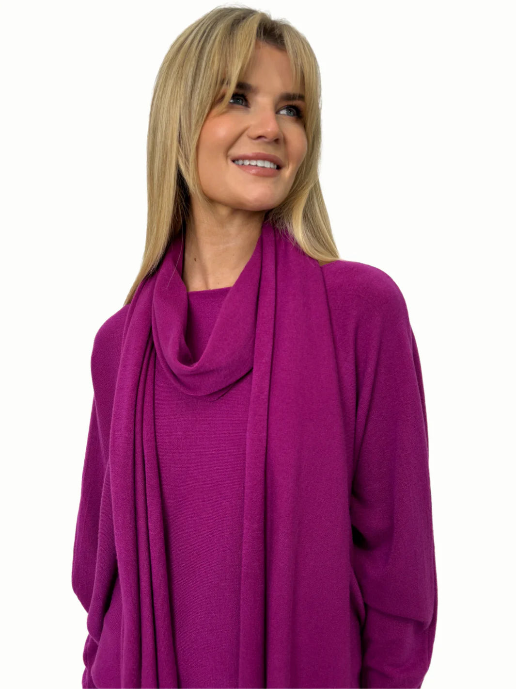 Kate And Pippa Matera Cashmere feel long scarf. All Colours 2024