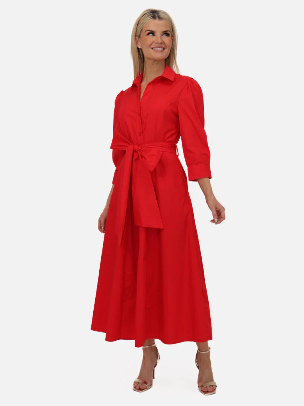 Kate And Pippa Victoria dress in Red