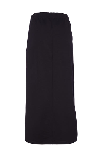 Naya Long jersey skirt with trim Nas24235