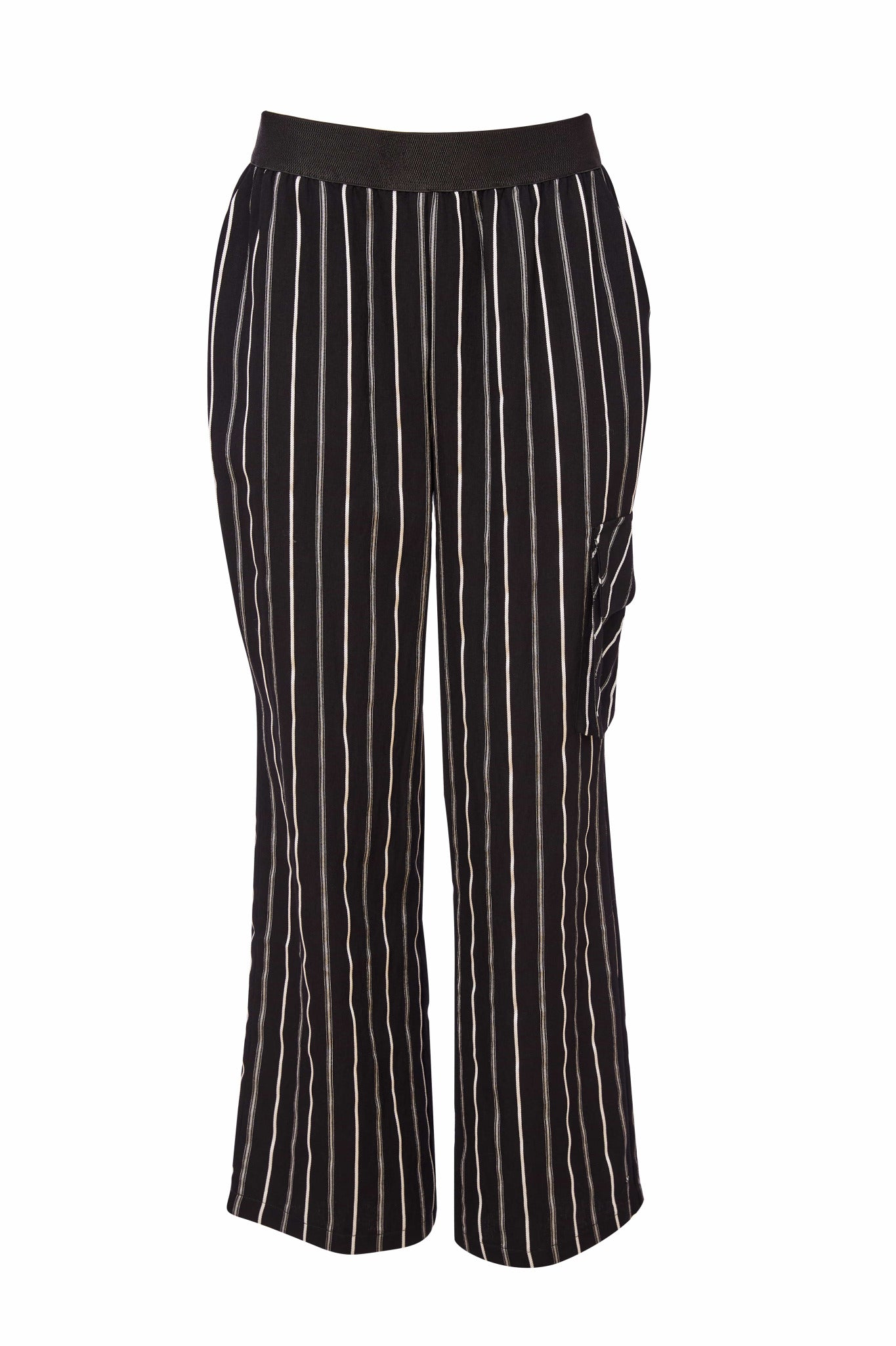 Naya Stripped trouser with side pocket detail Nas25174