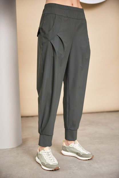 Naya Iconic Cuff Trouser Black,Forest Green or Navy Naw24101