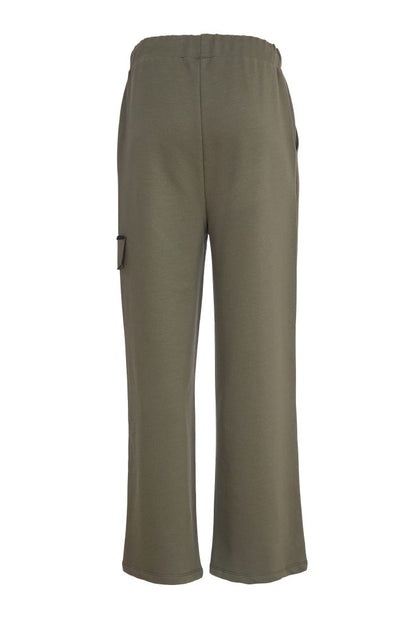 Naya Supersoft trousers with contrast drawstring and Faux pocket Naw24147