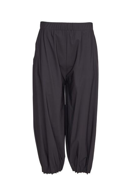 Naya Travel Fabric trousers with pin tuck hem. Forest Or Black Naw24153