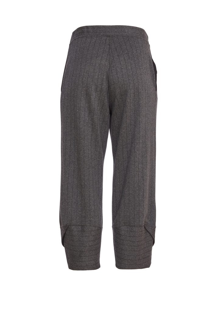 Naya Pinstripe trouser with wrap over hem Naw24231