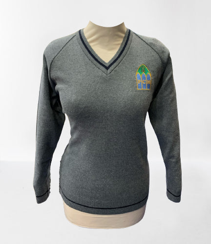 Presentation College Headford Grey cotton blend Knit