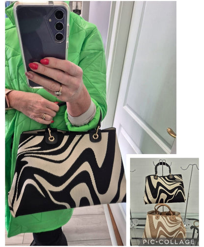 Roisins Accessories Zebra print tote Bag