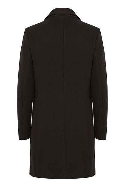 Fransa Short Black Wool Coat