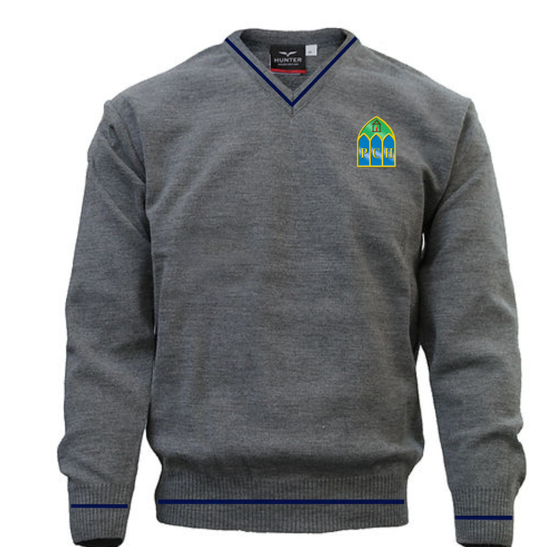 Presentation College Headford Grey cotton blend Knit