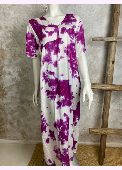 M.X.O. Magenta Tie Dye Maxi dress 37122