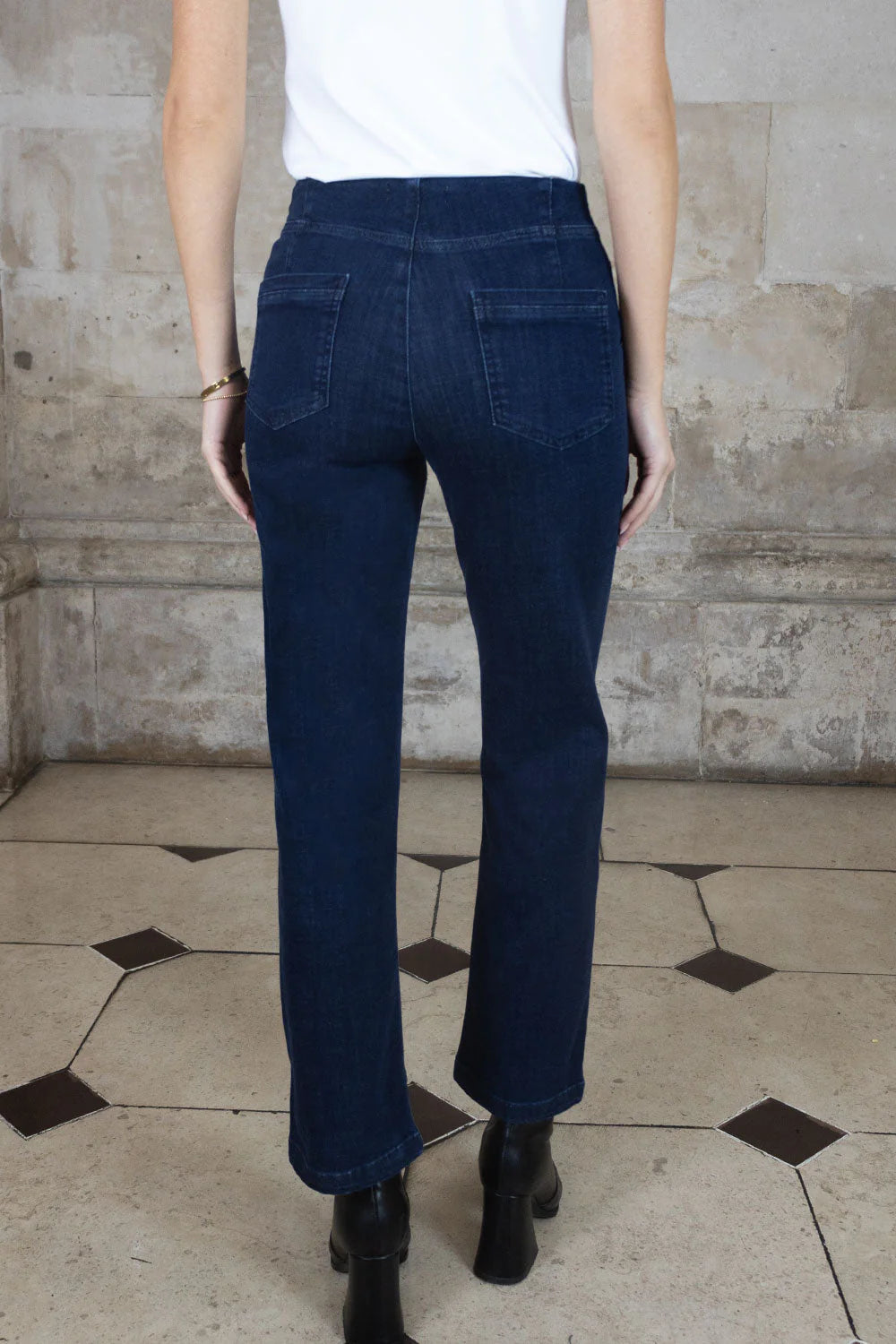 No2morrow Nala Jeans 29&quot; leg in mid and dark denim