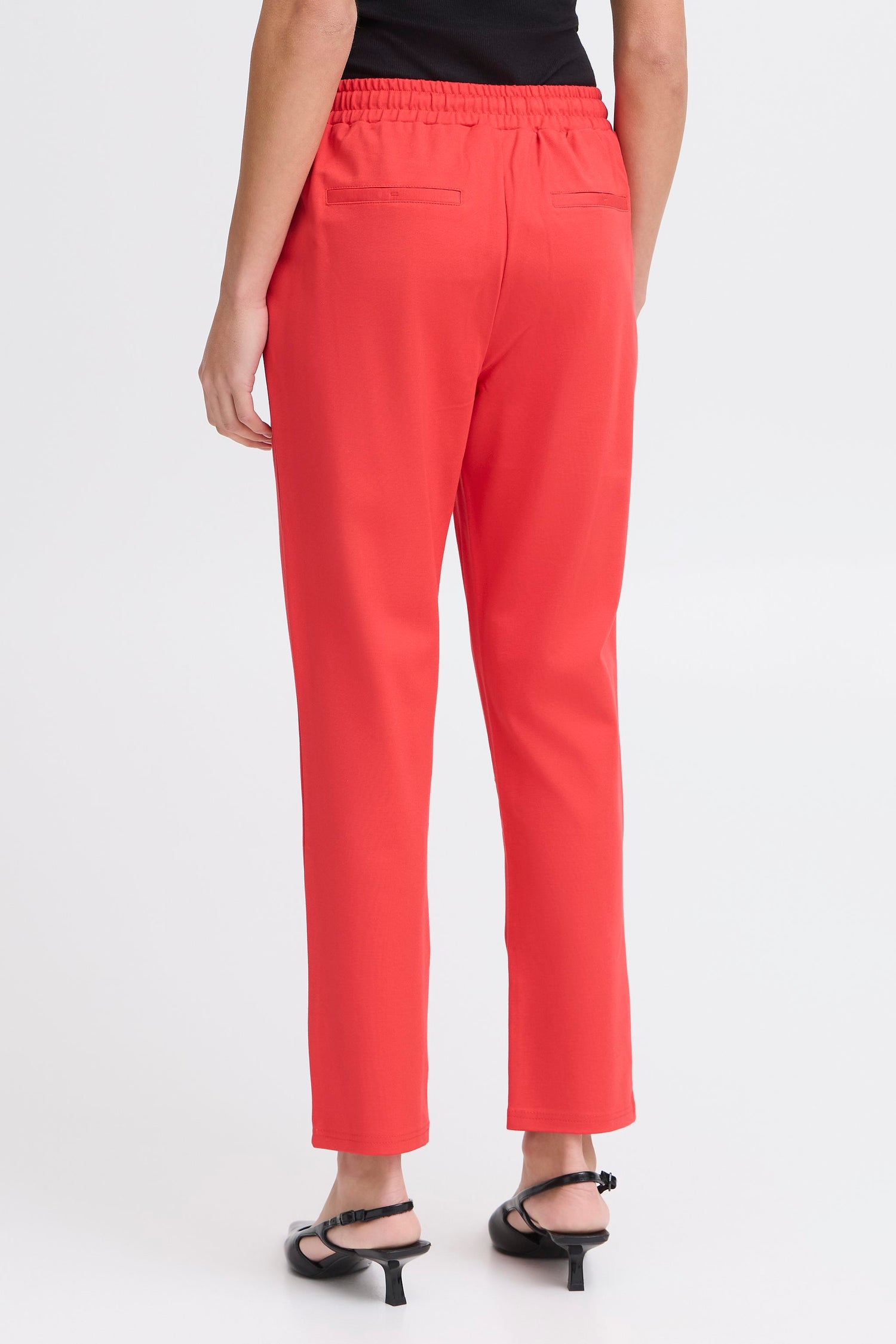 Fransa Jersey stretch Trousers in Coral 20605622