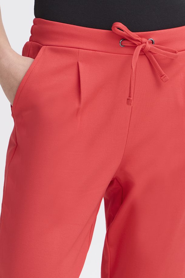 Fransa Jersey stretch Trousers in Coral 20605622