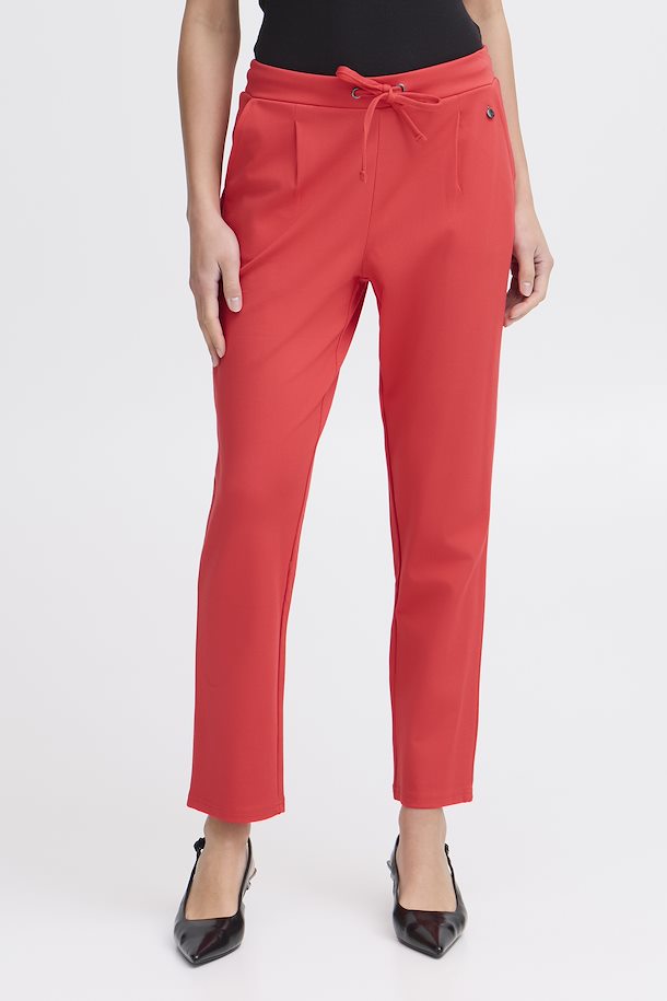 Fransa Jersey stretch Trousers in Coral 20605622