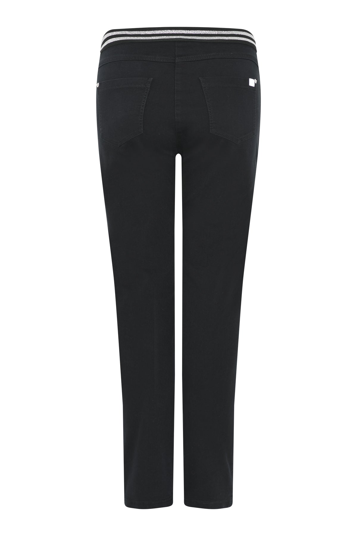 Black denim stretch jeans i&