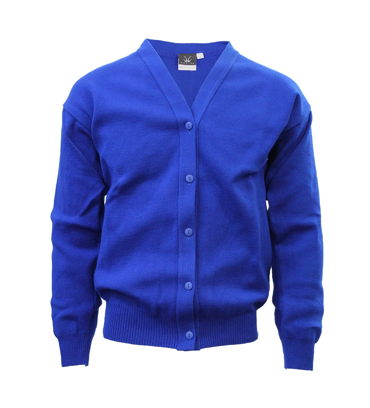 Plain Royal Blue School Cardigan