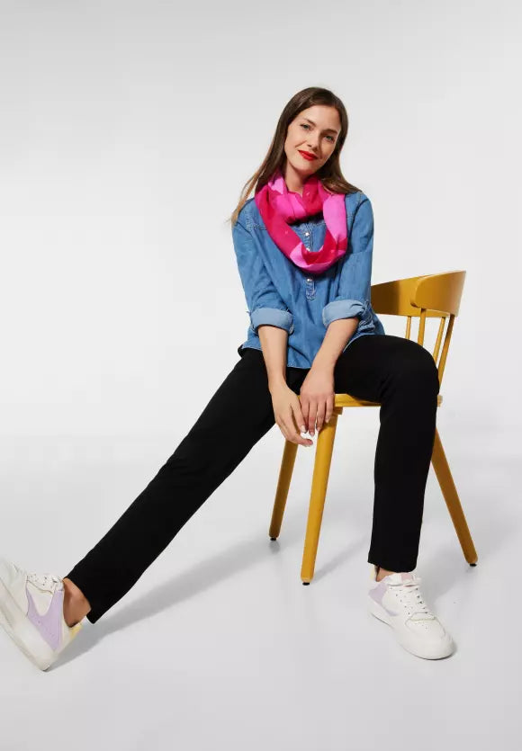 Street One loop scarf pink 571936