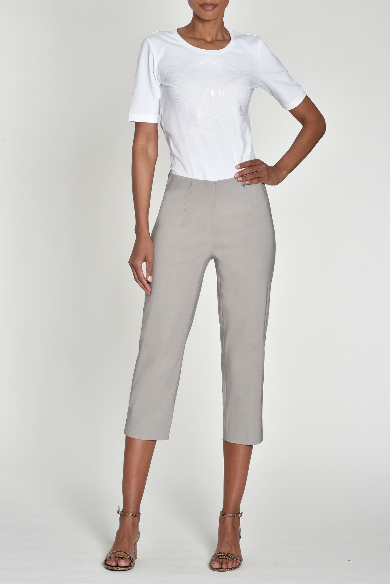 Robell Rose Capri Stretch trousers 51636 5499