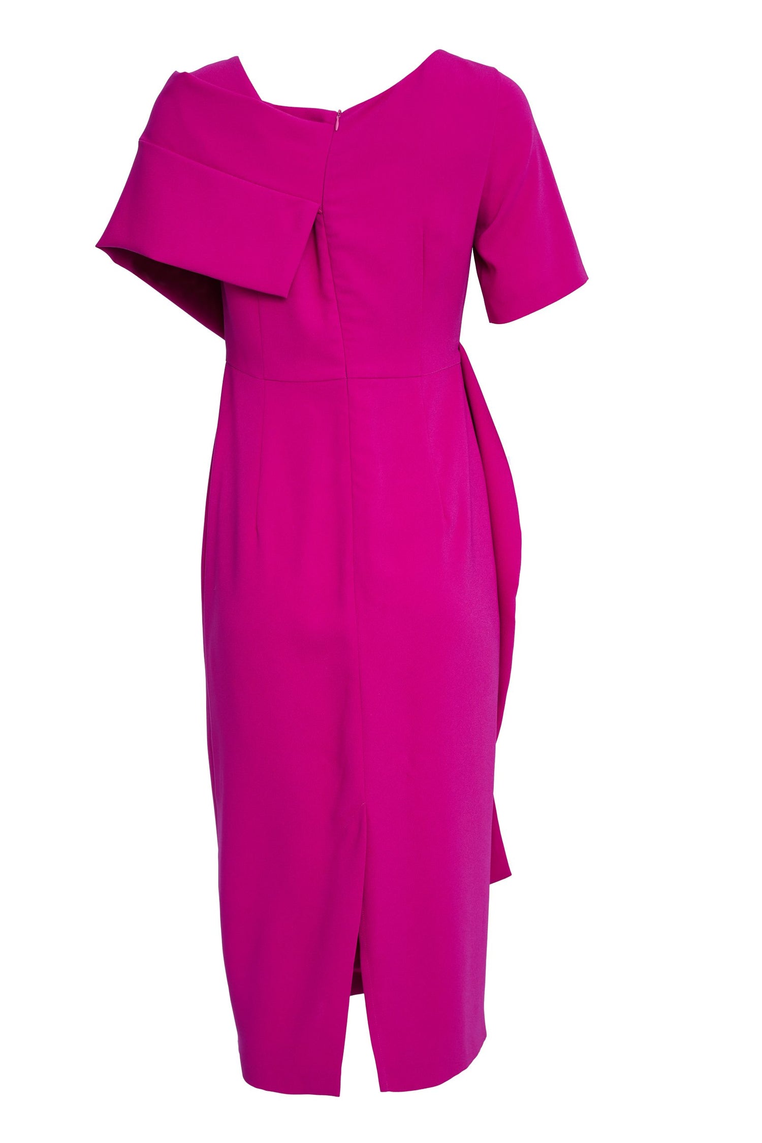 Drape front dress by Kate Cooper Kc23127 Magenta