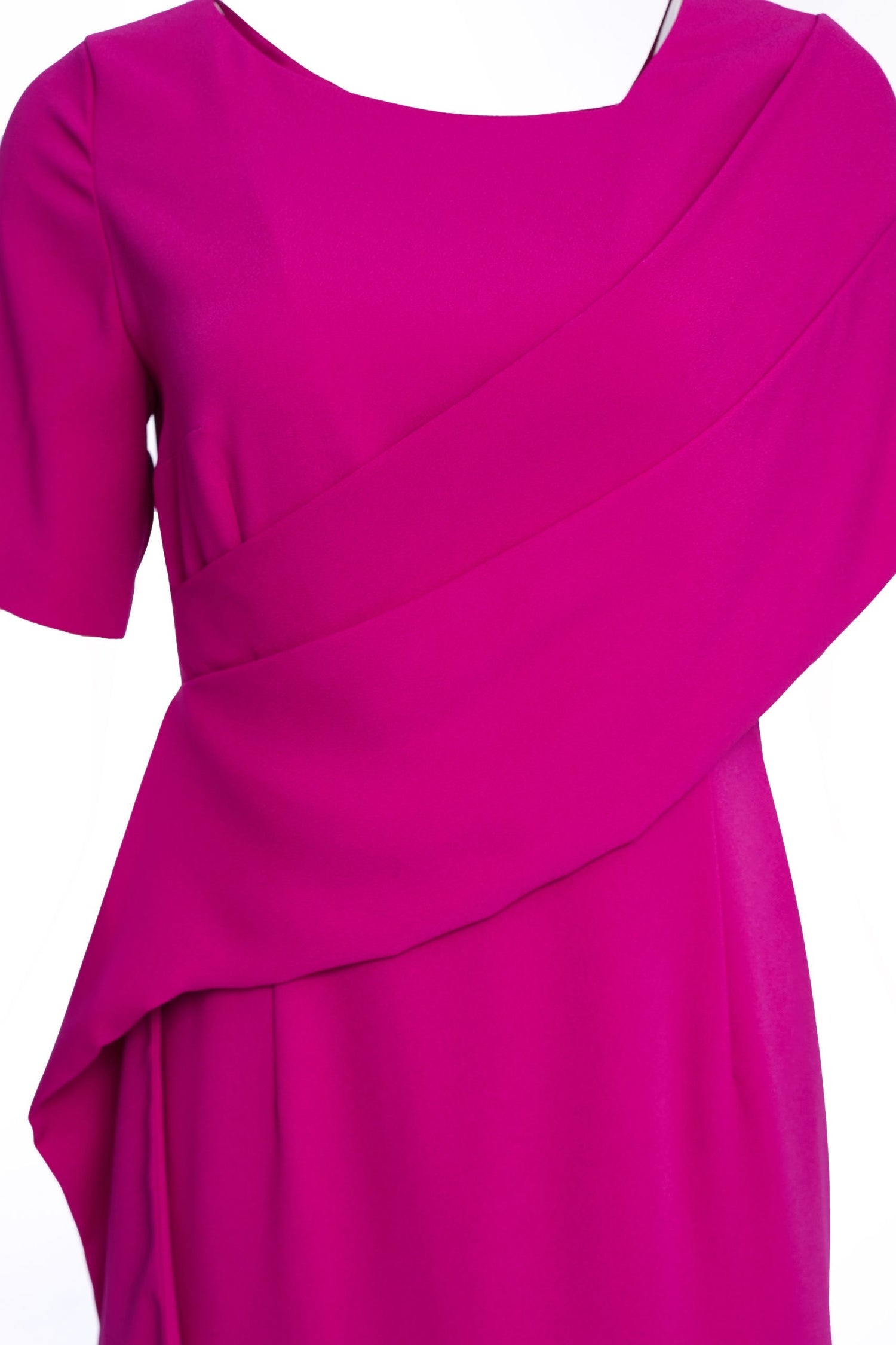 Drape front dress by Kate Cooper Kc23127 Magenta