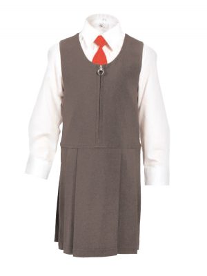 Grey Primary school pinafore Hunter 260